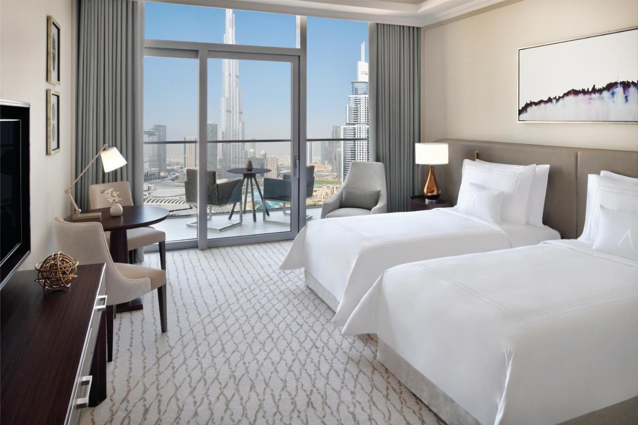 Chambre Lits Jumeaux Deluxe – Vue sur Burj Khalifa et Fontaine