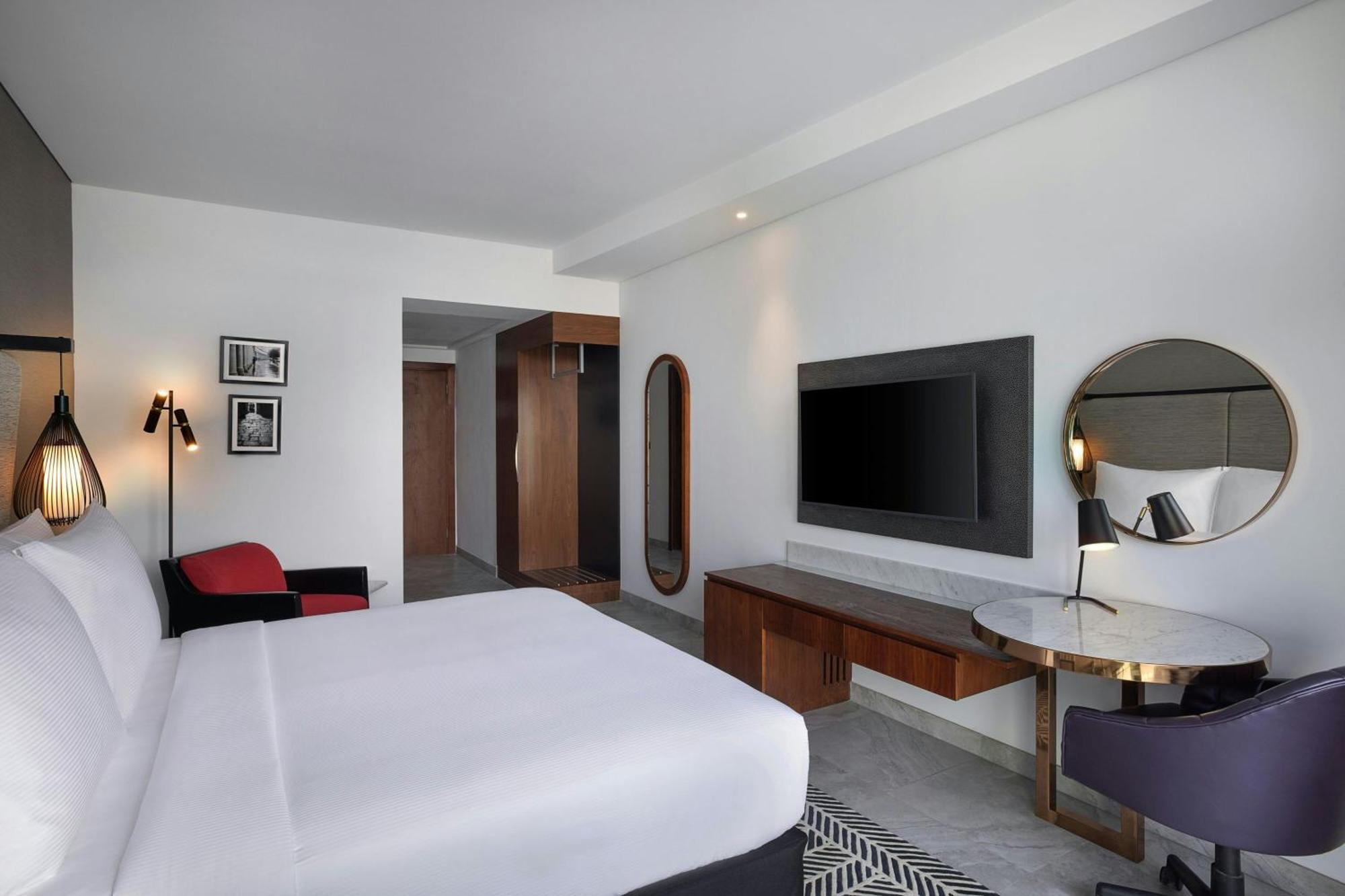 Chambre Lit King-Size Deluxe avec Balcon et Accès au Club de plage
